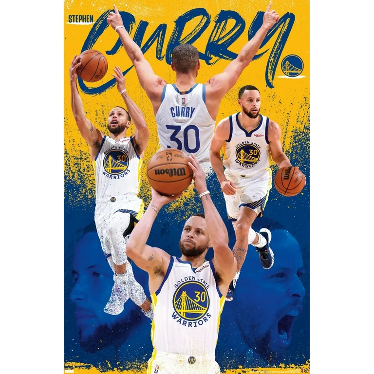 NBA Golden State Warriors - Stephen Curry 30 Wall Poster, 22.375  x 34