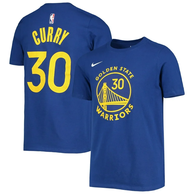 Stephen Curry Royal Golden State Warriors Performance T-Shirt (M)